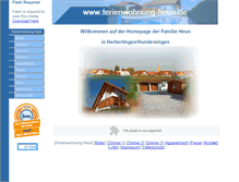 Tablet Screenshot of heun-ferienwohnung.de